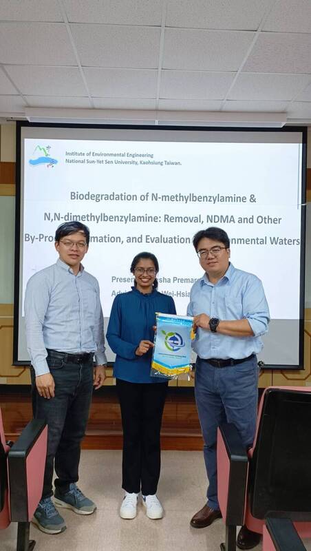 書報討論 -國立中山大學環境工程研究所 艾瑞莎 博士演講圖片