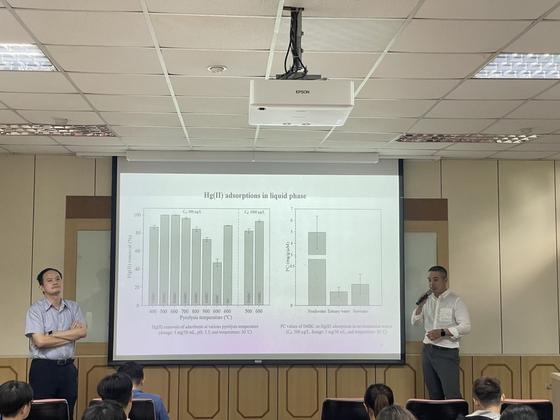 書報討論 -國立高雄科技大學海洋環境工程系 許哲榮 助理教授演講圖片