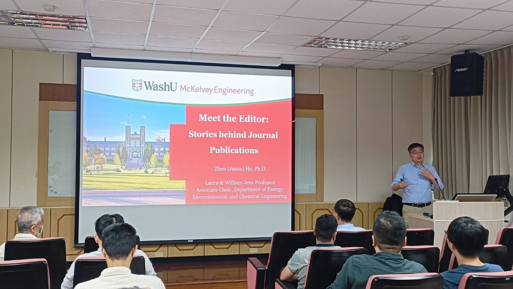 書報討論 -美國聖路易華盛頓大學能源環境與化學工程系 賀震 教授演講(另開新視窗/jpg檔)圖片