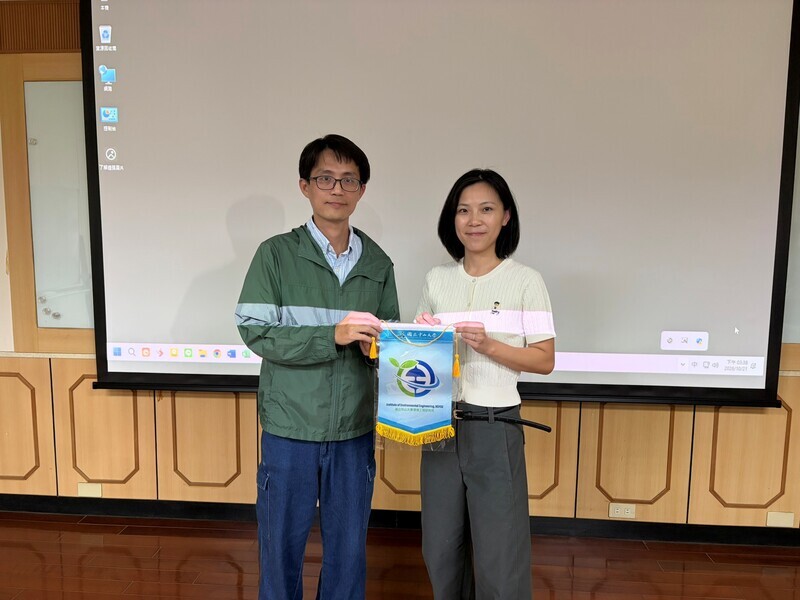 書報討論 -國立中興大學環境工程學系 李維瀞 助理教授演講圖片